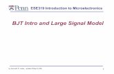 BJT Intro and Large Signal Model - Penn Engineering ese319/Lecture_Notes/Lec_3... ESE319 Introduction