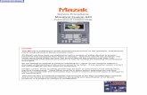 Mazatrol Fusion 640 Service Procedures - i-LogicService Procedures Mazatrol Fusion 640 Publication # C640RA1010E CAUTION This Manual is published to assist experienced personnel on