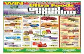 ULTRA FOODS 2 DAY SALE!flyers. · ULTRA IN MP 1 05/30/13. Sale starts 6AM Thursday, May 30 through Wednesday, June 5, 2013 . . Money Orders. now only. 38¢ each. Facebook
