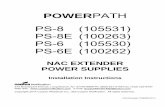 POWERPATH PS-8 (105531) PS-8E (100263) PS-6 (105530) PS … · 2020-01-20 · P84905-001 J Sheet 4 of 37 NOTE: All CAUTIONS and WARNINGS are identified by the symbol .All WARNINGS