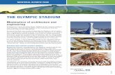 THE OLYMPIC STADIUM · Jean Drapeau, the Olympic Stadium is the centrepiece of all the structures built for the 1976 Games. Everyone has their own words to describe the Stadium, but