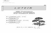 L U T E I N - oryza.co.jp · hours after lutein intake, in both cases of free and ester form. The maximum concentration was 82 nmol/L in lutein esters while 43 nmol/L in free lutein,