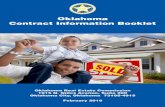 Oklahoma Contract Information Booklet Info... · This booklet was developed by the Oklahoma Real Estate Contract Form Committee which was created by the legislature in 2001, for the