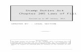 €¦  · Web viewStamp Duties Act . Chapter 205 Laws of Fiji . Revised up to 30th January, 2013. UPDATED BY: - LEGAL SECTION. Disclaimer . The Stamp Duties Act Revised to 30th January,