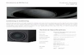 Custom Theatre CT SW15 - Bowers & Wilkins...Custom Theatre CT SW15 Listening is believing Spectacular explosions and high-speed car crashes will never sound as gloriously punchy, life-like