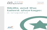Skills and the talent shortage: a snapshot Better Skills Skills and the talent shortage: a snapshot