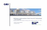 Cellulosic Hydrocarbon Fuels from IH Technology – Fuel Quality · Cellulosic Hydrocarbon Fuels from IH2 Technology – Fuel Quality Celeste McLeod CRI Catalyst Company 910 Louisiana