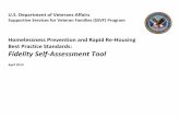 Homelessness Prevention and Rapid Re-Housing Best …...Homelessness Prevention and Rapid Re-Housing Best Practice Standards: Fidelity Self-Assessment Tool April 2013 . SSVF Best Practice