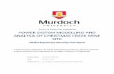 researchrepository.murdoch.edu.au...Title: Power System Modelling and Analysis of Christmas Creek Mine Site Author: Nic Subject: ENG450 Engineering Internship Final Report Created
