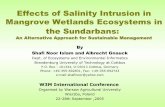 Effects of Salinity Intrusion in Mangrove Wetlands ...levis.sggw.waw.pl/.../Session_3/shafinoor1_e.pdf · Effects of Salinity Intrusion in Mangrove Wetlands Ecosystems in the Sundarbans: