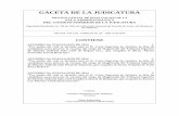 GACETA DE LA JUDICATURA - Rama Judicialactosadministrativos.ramajudicial.gov.co/GetFile... · GACETA DE LA JUDICATURA ORGANO OFICIAL DE DIVULGACION DE LA SALA ADMINISTRATIVA DEL CONSEJO