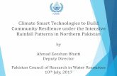 Climate Smart Technologies to Build Community Resilience ...mucp-mfit.org/wp-content/uploads/...Ahmad-Zeeshan.pdfClimate Smart Technologies to Build Community Resilience under the