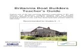 Britannia Boat Builders - Richmond, British Columbia...Britannia Boat Builders Teacher’s Guide Explore one of the last surviving shipyard communities in BC, and discover how Britannia’s