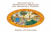 Governor’s Reference Manual for Notaries Publics... · 12/17/2019  · Contact the Executive Office of the Governor's Notary Section: To learn how to obtain educational materials.