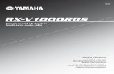 RX-V1000RDS - it.yamaha.com€¦ · yamaha music australia pty, ltd. 17-33 market st., south melbourne, 3205 vic., australia printed in malaysia id v641400 rx-v1000rds natural sound