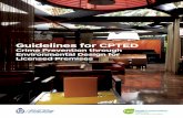 Guidelines for CPTED - alcohol...Guidelines for Crime Prevention Through Environmental Design • 7 Background Crime Prevention through Environmental Design (CPTED) is a well researched
