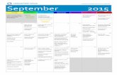 Inclusive Holidays & Events Calendar September 2015 · PDF file Inclusive Holidays & Events Calendar October 2015 Sunday Monday Tuesday Wednesday Thursday Friday Saturday 1 2 3 Leaves