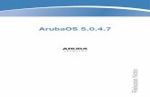ArubaOS 5.0.4.7 Release Notes - NVC · the ArubaOS 5.0 User Guide, ArubaOS 5.0 CLI Reference Guide, and ArubaOS 5.0 MIB Reference Guide. Chapter Overview Chapter 2, “What’s New