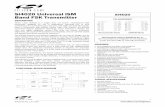 Si4020 Universal ISM Si4020 Band FSK Transmitter laboratories_4020-1203270.pdf · The Si4020’s on-chip digital interface supports both a microcontroller mode and an EEPROM mode.