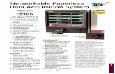 Networkable Paperless Data Acquisition System · 2009-09-10 · S-x S Networkable Paperless Data Acquisition System RD8300 Series Starts at $2395 6 or 12 Universal Inputs Up to 4
