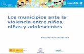 Ayuntamiento de Torrelodones - Los municipios …...2. Las redes de tráfico de drogas o redes de delincuencia que utilizan a niños, niñas y adolescentes para cometer delitos contra