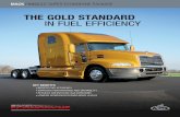 THE GOLD STANDARD IN FUEL EFFICIENCY · the gold standard in fuel efficiency mack pinnacle super econodyne package key benefits • boosts fuel efficiency • improves performance
