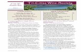 Tri-Cities Wine Society EVOE...age between the winery or store and the buyer’s kitchen table, it is becoming more and more difficult to select a wine that is suitable for aging.