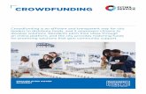 CROWDFUNDING - Cities of Service · CROWDFUNDING 4 Identify a specific challenge that the crowdfunding initiative will address. This may be a process that needs improvement, such