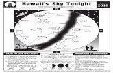 Hawaii’s Sky Tonight 2018 MARCH · 3. Look for stars in the northern sky. 4. To view other parts of the sky, turn to that direction and hold the sky map with that same direction