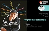 Programa de actividades...22. instituto tecnolÓgico de tlÁhuac ii 23. colegio de ciencias y humanidades (cch), plantel oriente 24. centro de bachillerato tecnolÓgico (cbt), juan