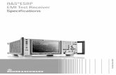 R&S®ESRP EMI Test Receiver - Rohde & Schwarz · 2017-05-16 · Version 04.00, May 2017 Rohde & Schwarz R&S®ESRP EMI Test Receiver 3 Definitions General Product data applies under