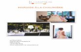 MARIAGE À LA CHAUMIÈRErestaurant-la-chaumiere.ch/inc/uploads/2019/04/Brochure... · 2019-04-02 · Gaspacho, tomates multicolores, foccacia croustillante, basilic & piment de Troinex