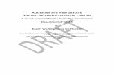 Australian and New Zealand Nutrient Reference …...Australian and New Zealand Nutrient Reference Values for Fluoride A report prepared for the Australian Government Department of