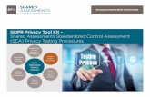 GDPR Privacy Tool Kit – Shared Assessments …...Of note for the 2018 Tool Release, is that the Agreed Upon Procedures (AUP) Tool has been renamed to the Standardized Control Assessment