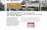 Videojet - CLARiSUITETM increases automation and reduces … - English/Case... · 2020-04-03 · Videojet DataFlex® TTOs. The DataFlex printers provide Jelly Belly the flexibility