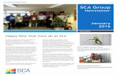 SCA GROUP NEWSLETTER SCA Group · PDF file 2016-01-07 · SCA GROUP NEWSLETTER Issue 4 SCA Group Newsletter January 2016 IN THIS ISSUE At SCA we embrace all things Christmassy, and