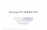 Dummy FTL & RAM FTLnyx.skku.ac.kr/wp-content/uploads/2019/10/Week5_Lab.pdf · 2019-10-01 · • You should submit a report – Use an IOmeter to measure performance • Sequential