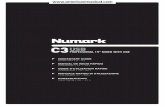 QUICKSTART GUIDE MANUAL DE INICIO RÁPIDO GUIDE D ...authorized replacement from your local Numark retailer only. 19. ASSIGN KNOB – Determines which channel will be routed to either