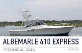 Scheda completa ALBEMARLE 410 EXPRESS€¦ · Cantiere / Shipyard Albemarle Modello / Model 410 Express Anno / Year build 2003 Categoria / Category Fisherman Bandiera / Flag Italiana
