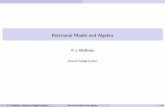 Relational Model and Algebra - Imperial College …Relational Algebra Five Primitive Operators Relational Algebra: Product × branch sortcode bname cash 56 ’Wimbledon’ 94340.45
