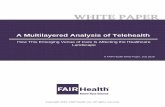 WHITE PAPER - Amazon S3 · 3A Multilayered Analysis of Telehealth Background Telehealth or telemedicine, the remote provision of clinical services through telecommunications technology,