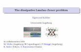 The dissipative Landau-Zener problem - Max Planck Societypi07/Abstract/kohler.pdf · Landau-Zener problem for three levels time upper level for t!1never populated ...