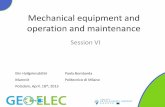Mechanical equipment and operation and maintenance Mechanical equipment and operation and maintenance
