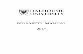 BIOSAFETY MANUAL 2017 - Dalhousie University Dalhousie University is committed to providing a safe laboratory