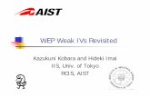 WEP Weak IVs Revisited - Keio University · 2005-09-17 · 4 Current Status AES-CCM TKIP (Weak-IV skipping) WEP (Conventional) WEP Filtering with MAC address Fully investigated and