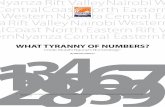 WHAT TYRANNY OF NUMBERS? - AfriCOGafricog.org/new/wp-content/uploads/Tyranny of Numbers...WHAT TYRANNY OF NUMBERS? Inside Mutahi Ngunyi’s Numerology1 By Wachira Maina* 1 Numerology
