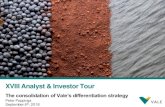 XVIII Analyst & Investor Tour · 2018-09-06 · this presentation, including ‘measuredresources,’‘indicatedresources,’‘inferred ... Sinter plant Blast furnace Silica increases