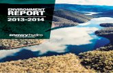 50511 SWH Snowy Hydro Water Operations Report 2013-2014 v5 … · 2016-10-24 · environment report contents our commitment 01 maintaining assets 03 our physical footprint 04 our