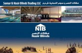 Somar & Nasir Blinds Trading LLC .م.م.ش ةيراجتلا رموس و ... · SOMAR & NASIR BLINDS is one of the best & well-known names in the blinds, awnings, pergolas, Tents,