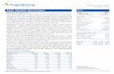 Tata Global Beverages BUY - Angel Broking · 2011-12-20 · Tata Global Beverages | Initiating coverage December 19, 2011 3 During FY2011, TGBL reported more than 70% of its revenue